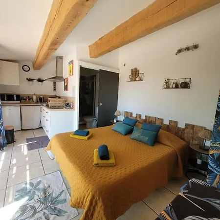 Studio Dans Maisonnette En Pierre Le Castellet  Exterior photo